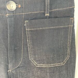 Maeve Cropped Collette in Stretch Denim